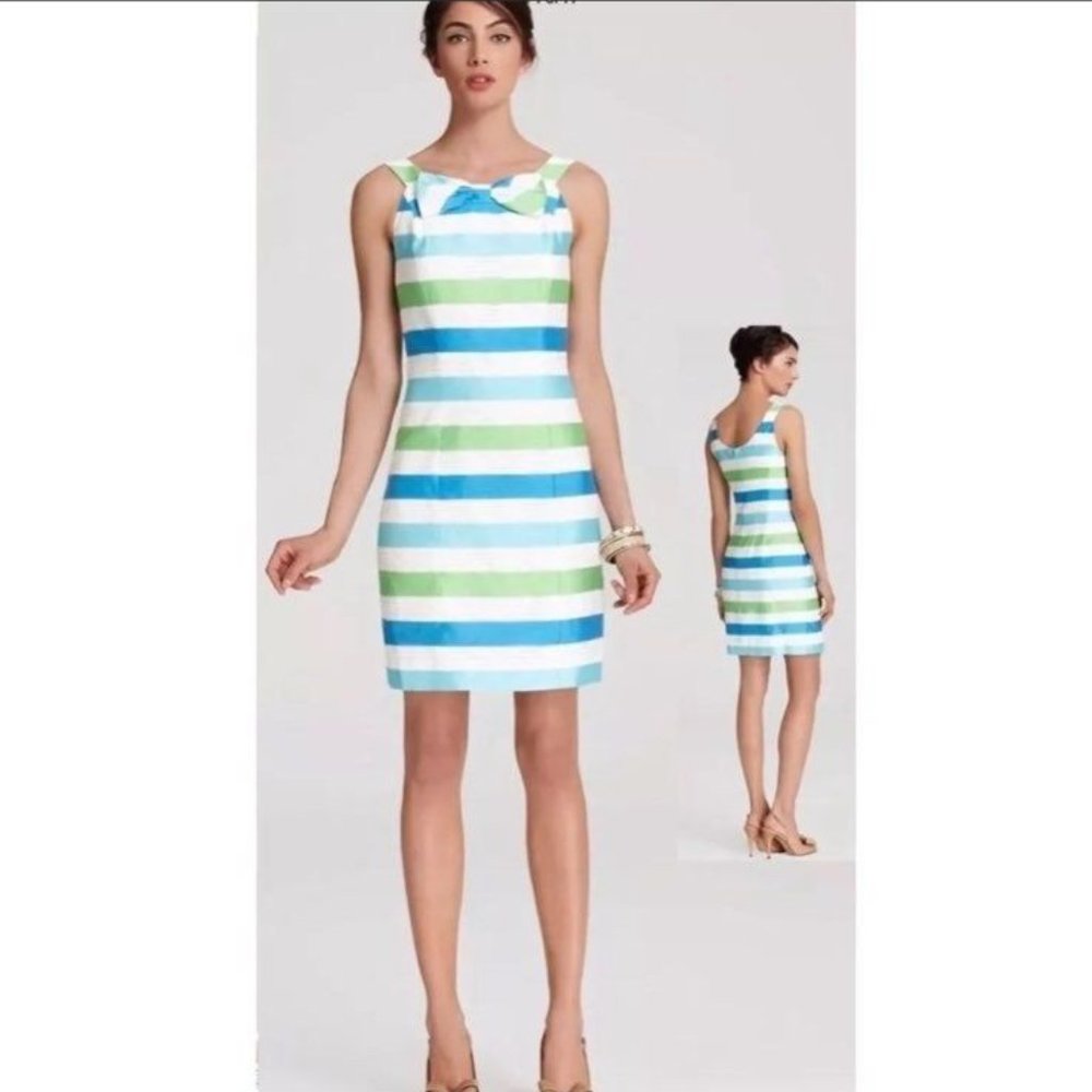 Lilly Pulitzer Size 00 bowfront striped dress